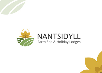 Logo Design Nantsidyll Farm Spa Holiday Lodges Cardiff Wales UK